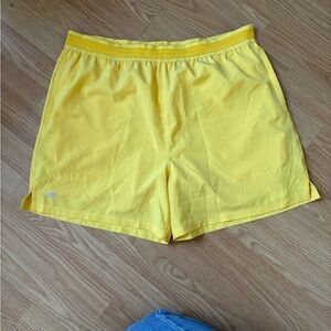 Fabletics Bright Yellow Athletic Shorts